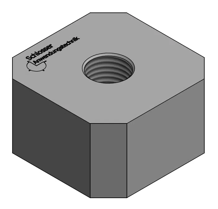 Schneidkrone mit individuellem Logo - Schlosser Anwendungstechnik GmbH