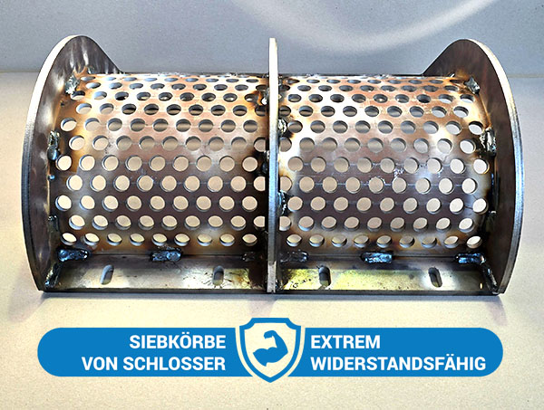 Siebkörbe von Schlosser Anwendungstechnik GmbH - Extrem widerstandsfähig und passgenau