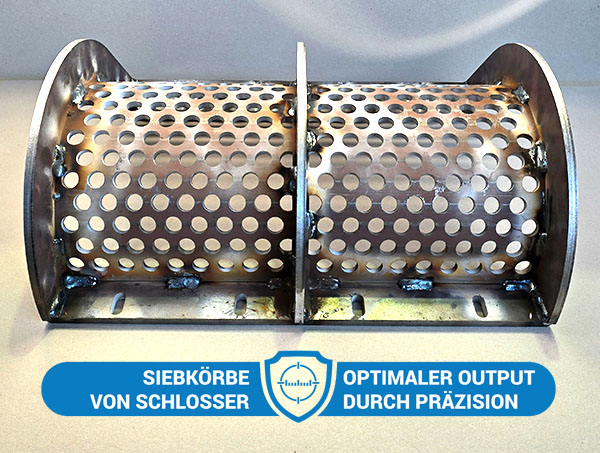 Siebkörbe von Schlosser Anwendungstechnik GmbH - Optimaler Output durch Präzision und Materialgüte