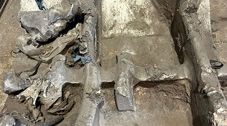 Verschliessener Siebkorbträger